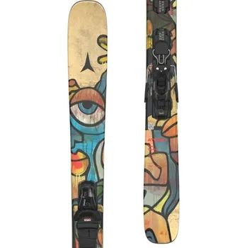 Sjezdové lyže Dětské sjezdové lyže Atomic BENT CHETLER MINI + M 10 GW 153 Béžová, Mix