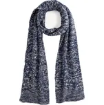 Pánská šála CELIO FISCAMIX UNI Tmavě modrá, Bílá