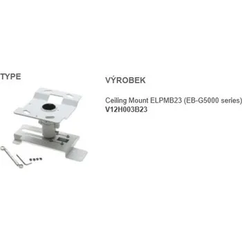 Držák na projektor EPSON Ceiling Mount ELPMB23 pro EB-19xx, 17xx, 8x, 8xx, EB-Sx, EB-Xx, EB-Wx Ceiling Kit - stropní držák projektoru