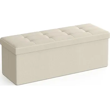 Taburet Taburet čalouněný Songmics béžový