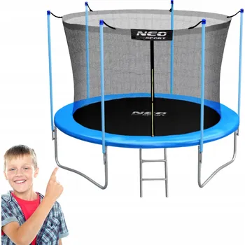 Trampolína Trampolína se sítí Neo-sport 312 cm FT 10 (304-312 cm)