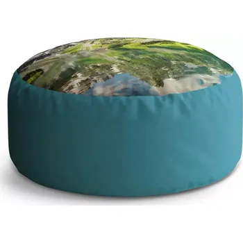 Taburet Sablio Taburet Circle Odraz hor na jezeře: 38x48 cm