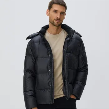 Dámský kabát Reserved - Prošívaná péřová bunda - černý - 7106H-99X - 7106H-99X-S