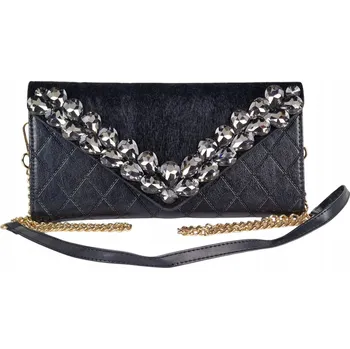 Kabelka Bellezi kabelka psaníčko eko kůže černá