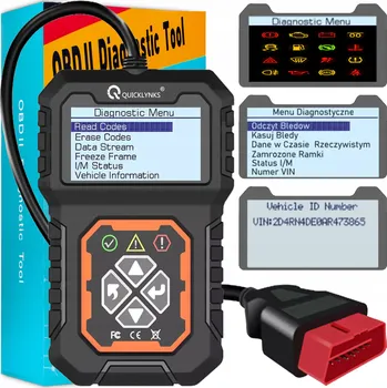 Autoelektronika Tester interfejs diagnostyczny OBD2 diagnostický skener Quicklynks T31