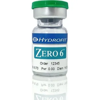 Kontaktní čočky Kontaktní čočky roční Zero 6 Spherical (1 kus) BC 8,7 DIOPTRIE -14,00