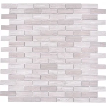 Obklad Mozaika WzorcowniaStudio 30 x 30,5 cm, odstíny šedé a stříbrná