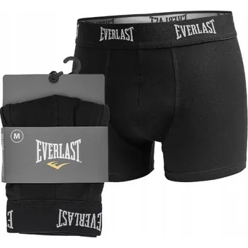 Pánské spodní prádlo EVERLAST pánské bavlněné boxerky vel. XL černé