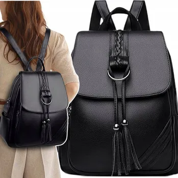 Kabelka Dámský Batoh kabelka kožená taška batůžek eko kůže ELEGANTNÍ městský