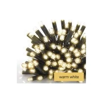 Dekorativní svítidlo EMOS Profi LED spojovací řetěz černý, 5 m, venkovní i vnitřní, teplá bílá D2AW01