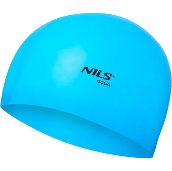 Plavecká čepice Silikonová plavecká čepice Nils Aqua modrá