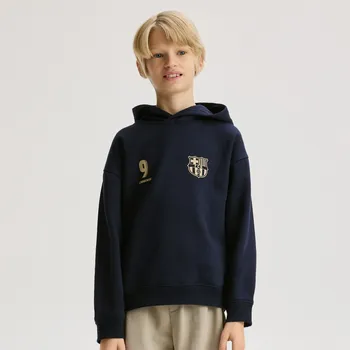 Chlapecká mikina Reserved - Mikina FC Barcelona Lewandowski - tmavomodrá - 904FJ-59X - 904FJ-59X-U13