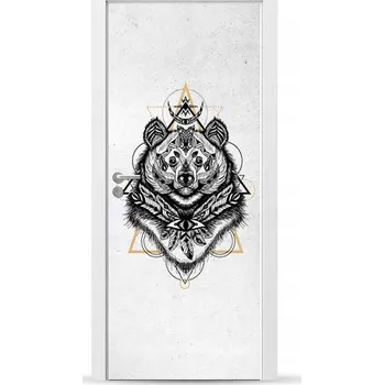 Fototapeta Fólie/Nálepka na VNĚJŠÍ dveře NÁBYTKOVÁ samolepicí SNADNÁ APLIKACE