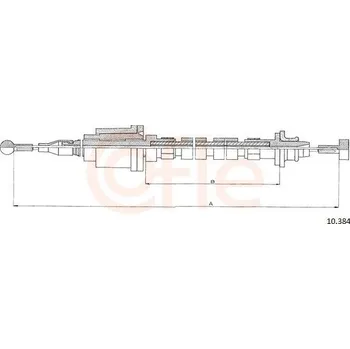 Spojkové lanko Spojkové lanko COFLE 10.384