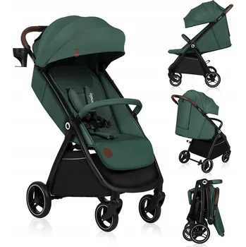 Kočárek SPORTOVNÍ KOČÁREK DO 22 LET LIONELO LO-INGRID ZELENÁ SMARAGDOVÁ