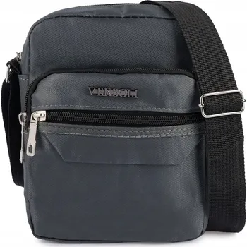 Pánská MALÁ obdélníková taštička se 4 kapsami, vyztužená TAŠKA