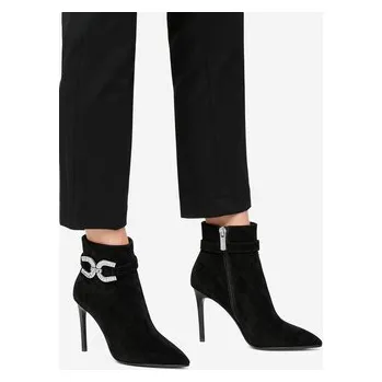 Dámské kozačky Eva Minge Polokozačky EO-ELENA-E327-20B-R019 Černá 41