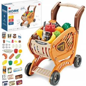 Hra na obchod Nákupní vozík pro děti, nákupní košík, supermarket, pokladna + příslušenství MATADI