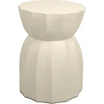 Konferenční stolek Konferenční stolek King Home kulatý 35 x 35 x 46 cm, béžové odstíny