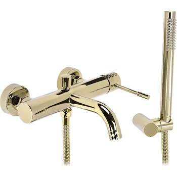 Vodovodní baterie Vanová baterie REA LUNGO Diamond - zlatá