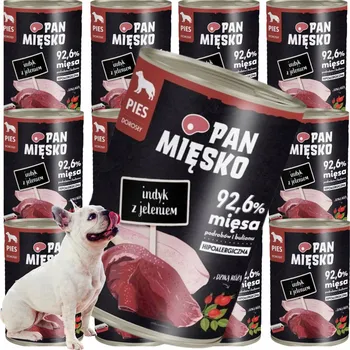 Krmivo pro psa Vlhké krmivo pro psy Pan Mięsko krůta s jelenem 400 g