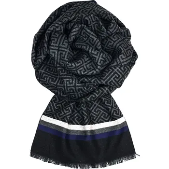 Šála Lord pánský šál ke kabátu tmavě šedá