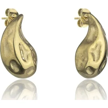 Náušnice Stylové pozlacené náušnice Tear Drop MCE24030G Marc Malone