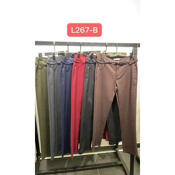 Dámské kalhoty Kalhoty Freesia Paris L267/141-B Lady velikost barva: červená-bordó, velikost: XXXL