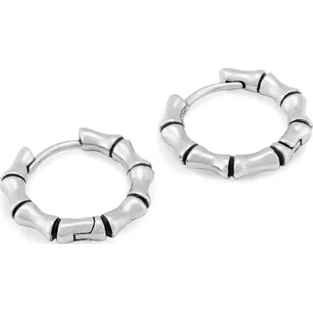 Náušnice Stylové ocelové kruhové náušnice Troli
