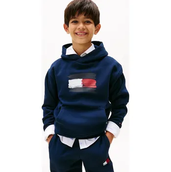 Dámské oblečení Dětská mikina Tommy Hilfiger KB0KB10112.104.122.9BYA námořnická modř 59X, vel. 104