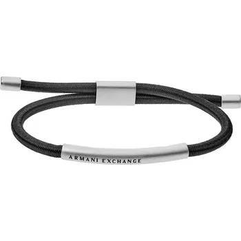 Náramek Módní pánský náramek s ocelovou sponou AXG0041040 Armani Exchange
