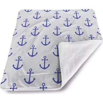 deka Sablio Deka pro miminko Modré kotvy - 80x100 cm