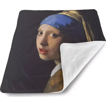 deka Sablio Deka pro miminko Dívka s perlou - Johannes Vermeer - 80x100 cm