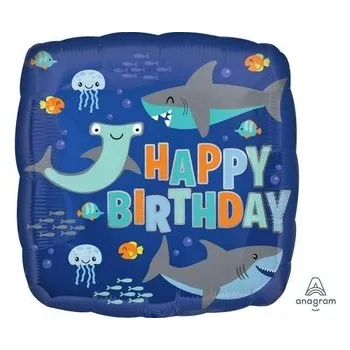 Balónek Fóliový balónek Amscan Všechno nejlepší k 18. narozeninám 18"