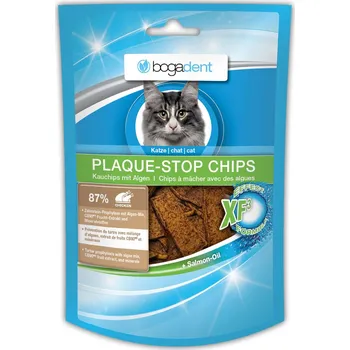 Pamlsek pro kočku bogadent PLAQUE-STOP CHIPS CHICKEN pro kočky 50 g