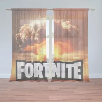 Záclona Sablio Záclony FORTNITE Exploze: 2ks 150x250cm