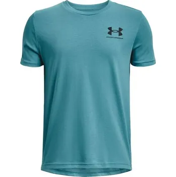 Chlapecké tričko Chlapecké tričko s krátkým rukávem Under Armour SPORTSTYLE LEFT CHEST ymd Modrá, Černá