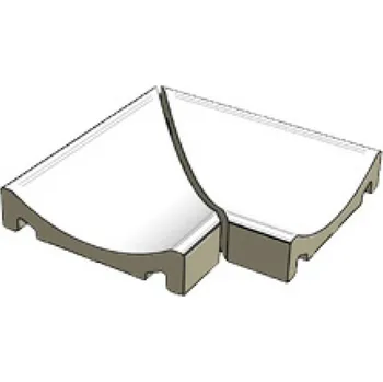 Dlažba Rako Pool odtokový kanál bílá 20x15 (XPP58023)