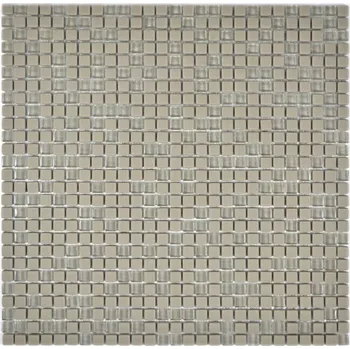 Obklad Skleněná mozaika WzorcowniaStudio 30,5 x 30,5 cm, odstíny hnědé a béžové