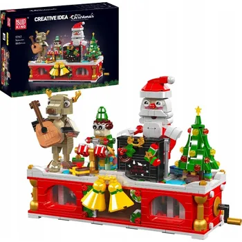 ostatní stavebnice Stavebnice Mould King 10162 Vánoční Orchestr Kolovrátek 1045 dílů Vánoce