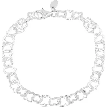 Náramek Stříbrný náramek s medvídky Carrusel 1000161400 Tous