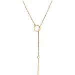 Stylový pozlacený náhrdelník Troli