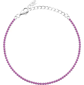 Náramek Stříbrný tenisový náramek s růžovými zirkony Silver LPS05AWV65 La Petite Story