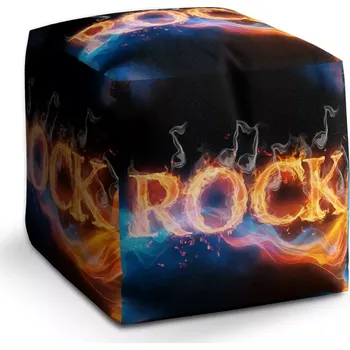 Taburet Sablio Taburet Cube Rock: 40x40x40 cm
