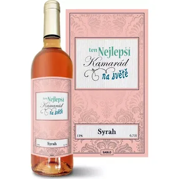 Víno Sablio Růžové víno Nejlepší kamarád na světě: 0,75 l