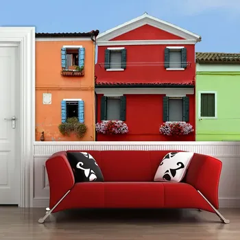 Tapeta Sablio Tapeta Domky - 125x75 cm