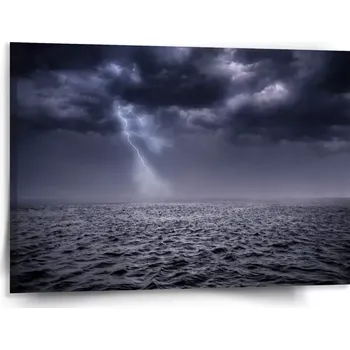 Obraz Sablio Obraz Bouře nad mořem - 150x110 cm