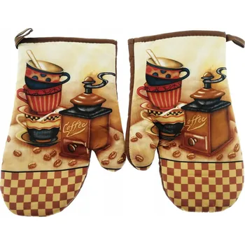 Obraz Rukavice Euromat Coffee II 27x16 cm hnědé