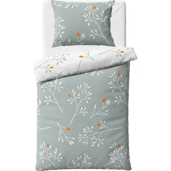 Povlečení Bavlněné povlečení Winter Šedé