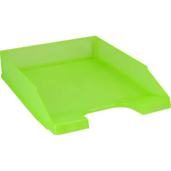 Zásuvka PP A4 - světle zelená transparentní